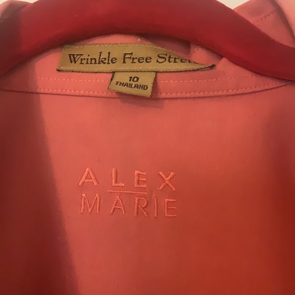 Peach colored button down - Picture 2 of 3